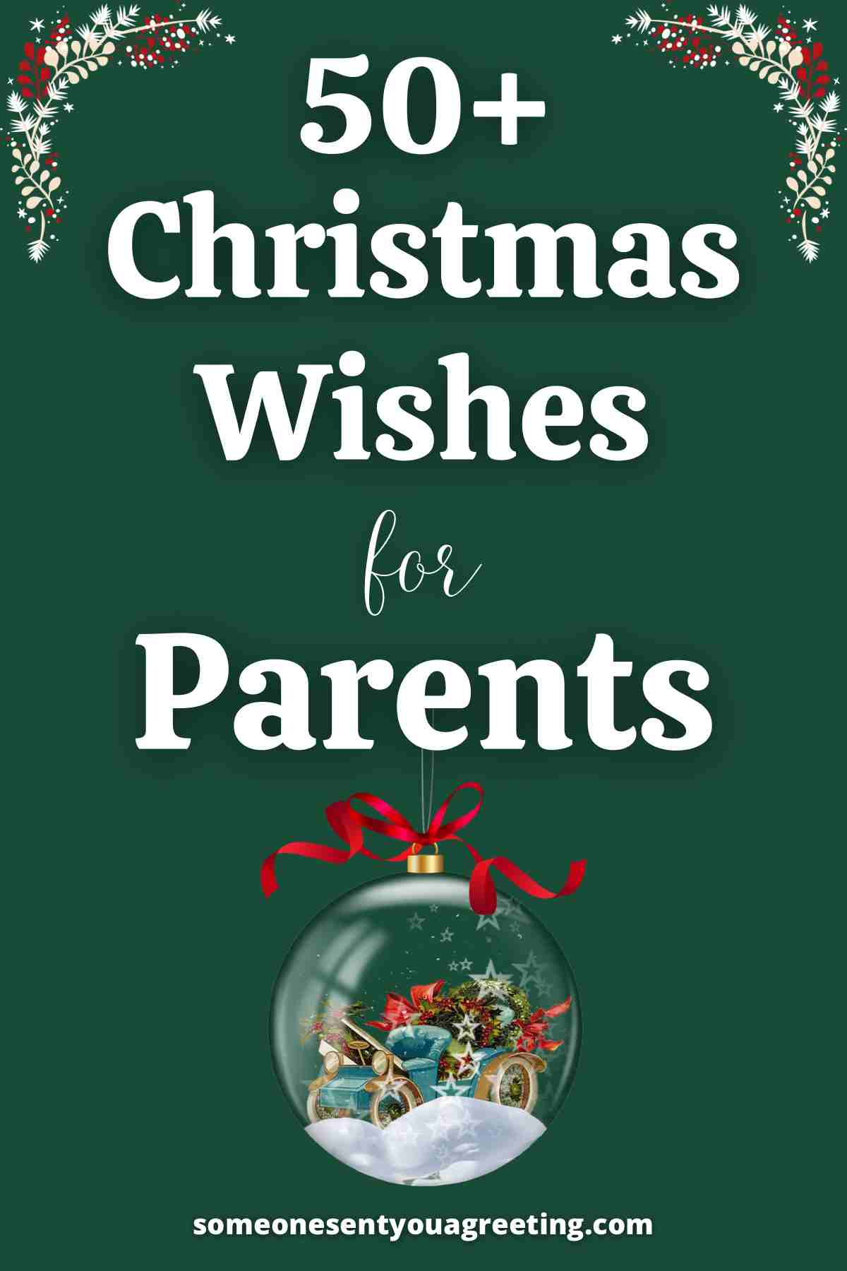 Christmas wishes for parents