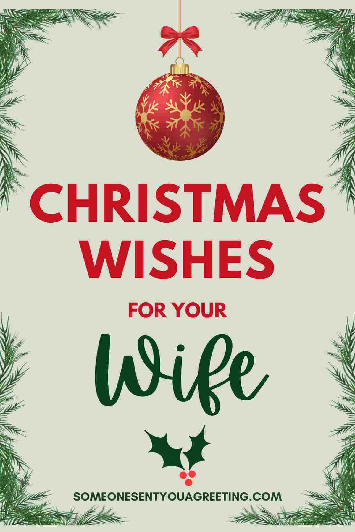 christmas wishes for wife