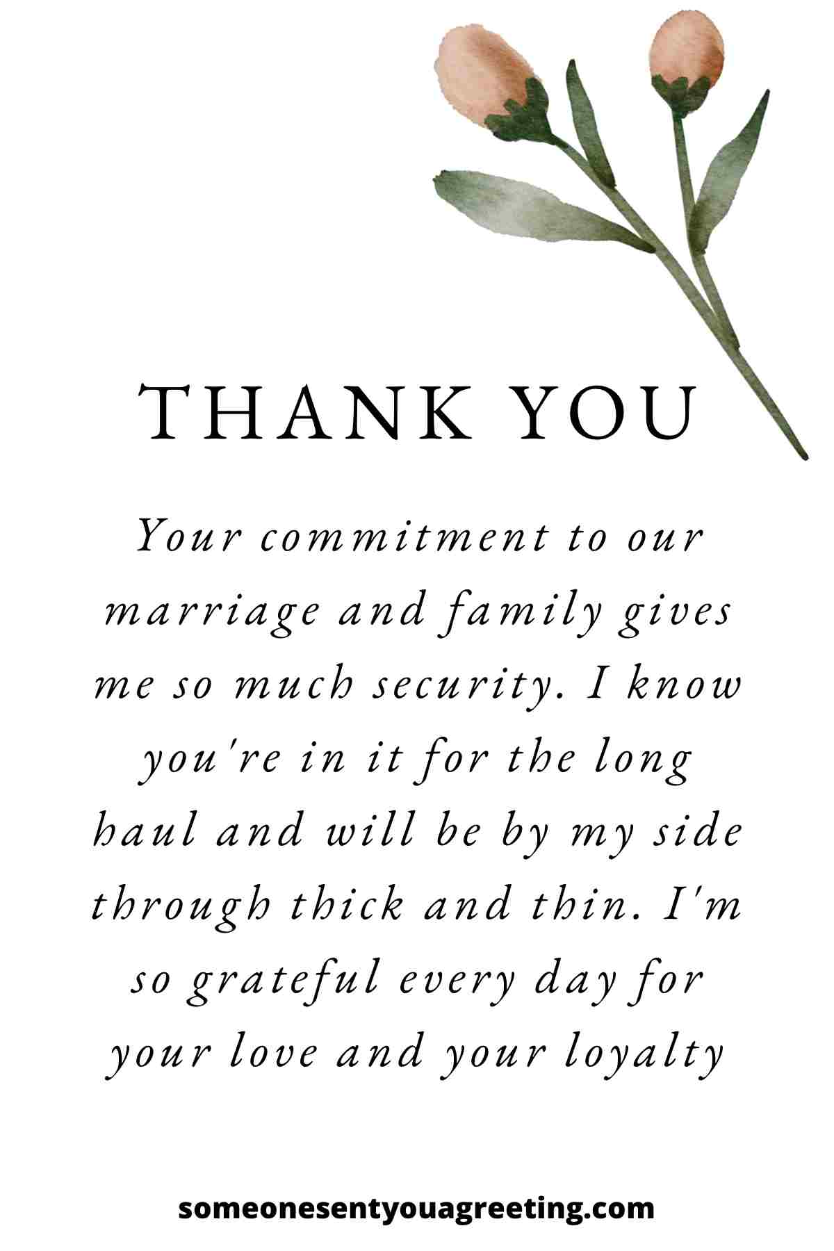heartfelt thank you message for husband for being a good man