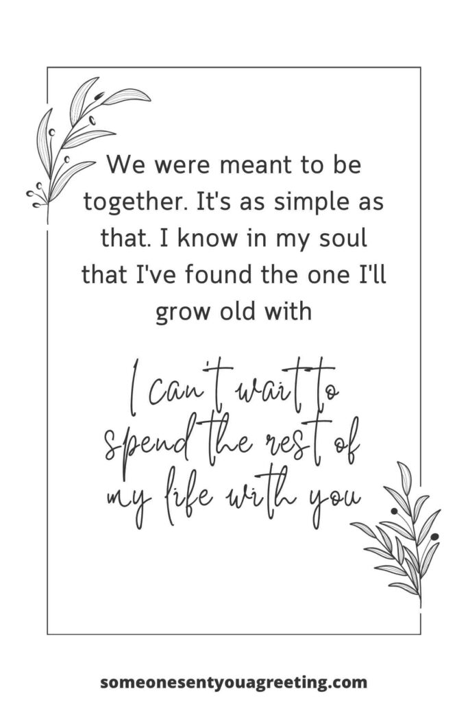 I Want to Spend the Rest of My Life with You Quotes and Messages ...