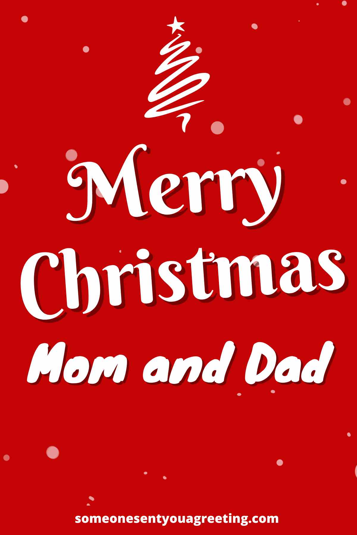 merry christmas mom and dad