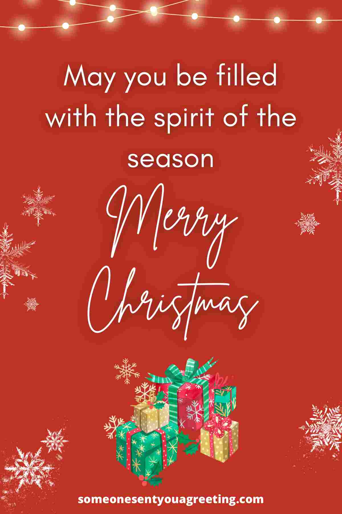 seasons spirit christmas message