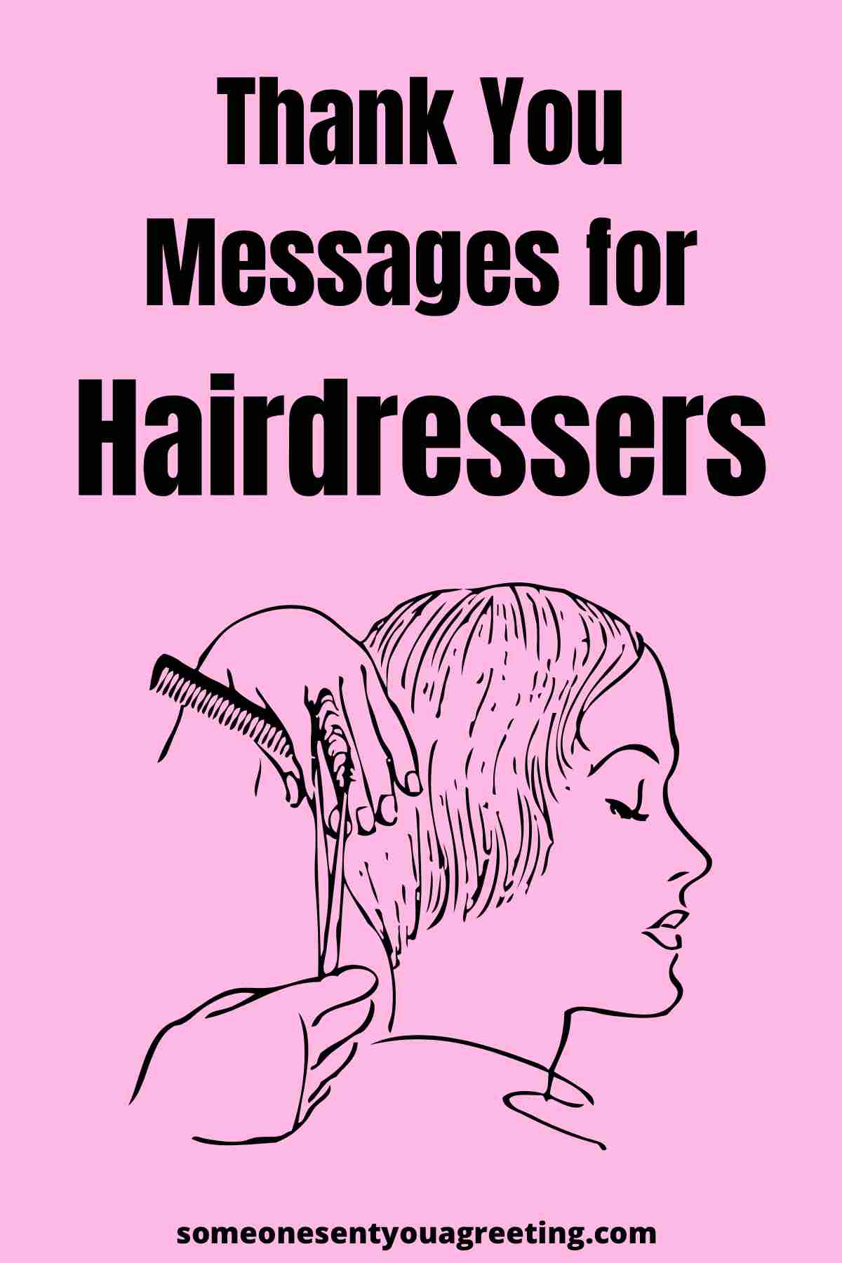 thank you messages for hairdressers
