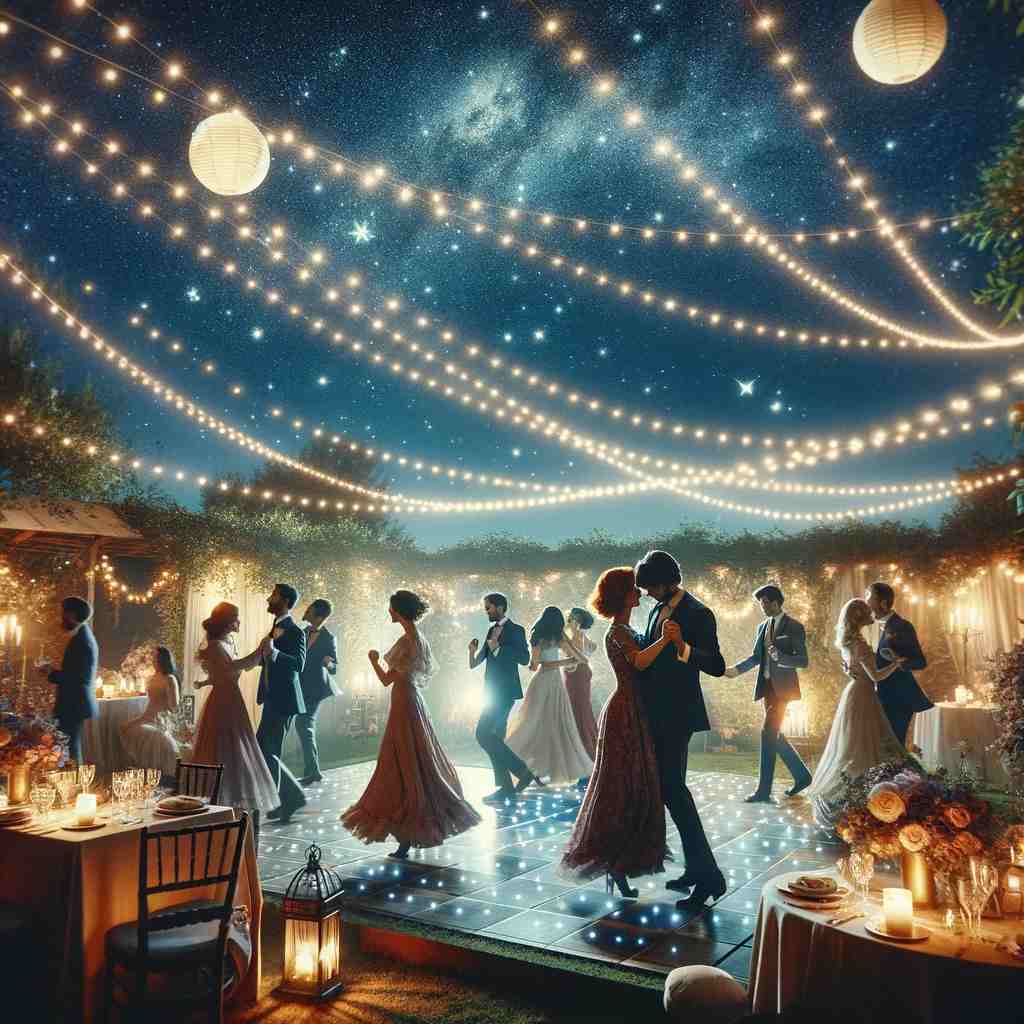 dancing under the stars 80th birthday party idea
