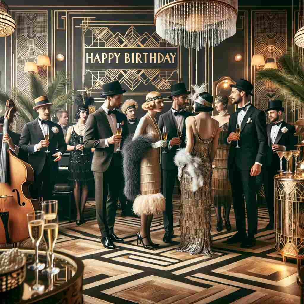 roaring 20s 80th birthday party idea