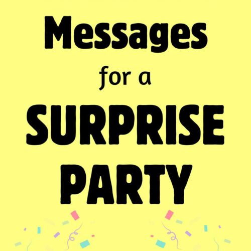 60+ Thank You Messages for a Surprise Party