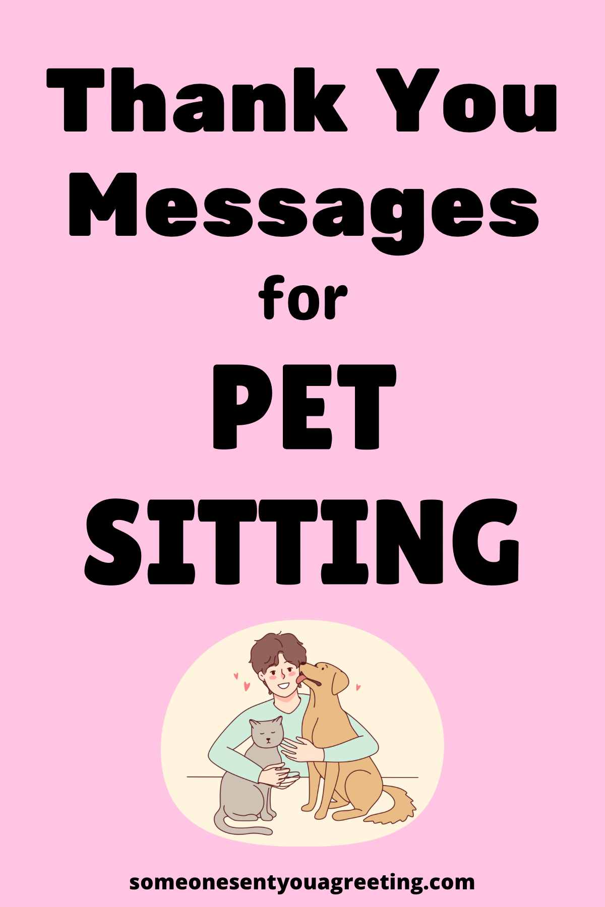 thank you messages for pet sitting