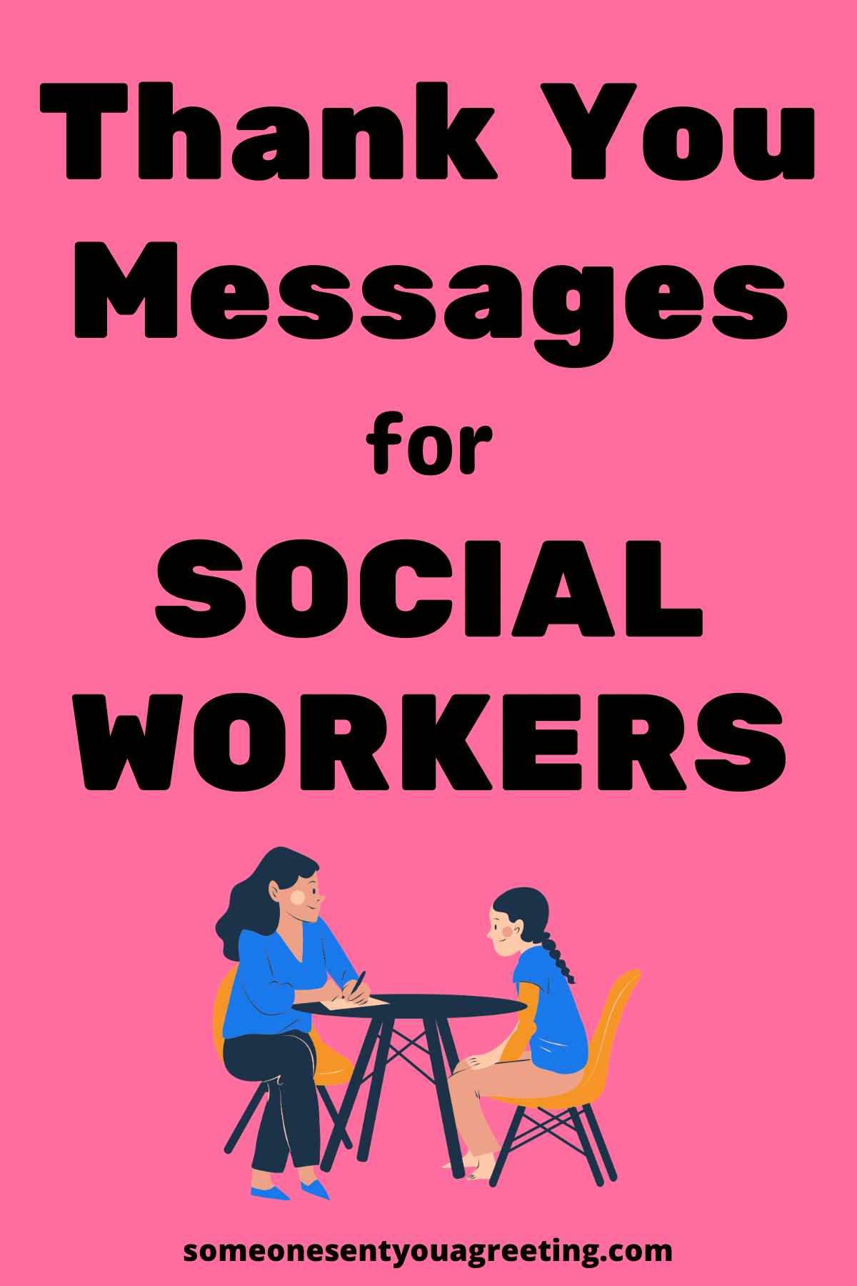 thank you messages for social workers