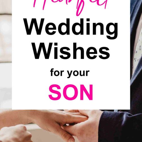 50+ Wedding Wishes for Your Son