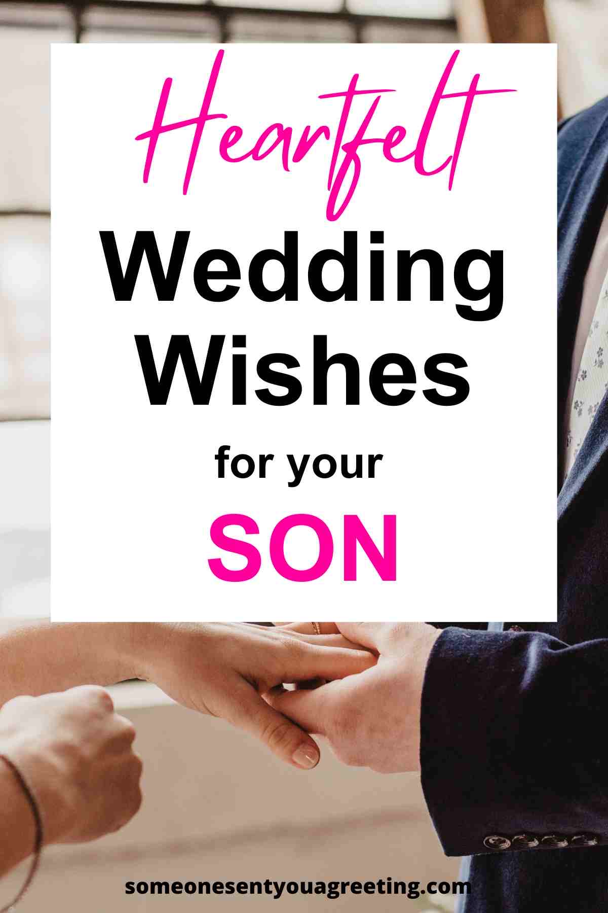 wedding wishes for your son