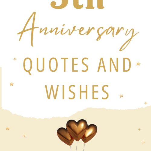 5th Wedding Anniversary Quotes and Wishes