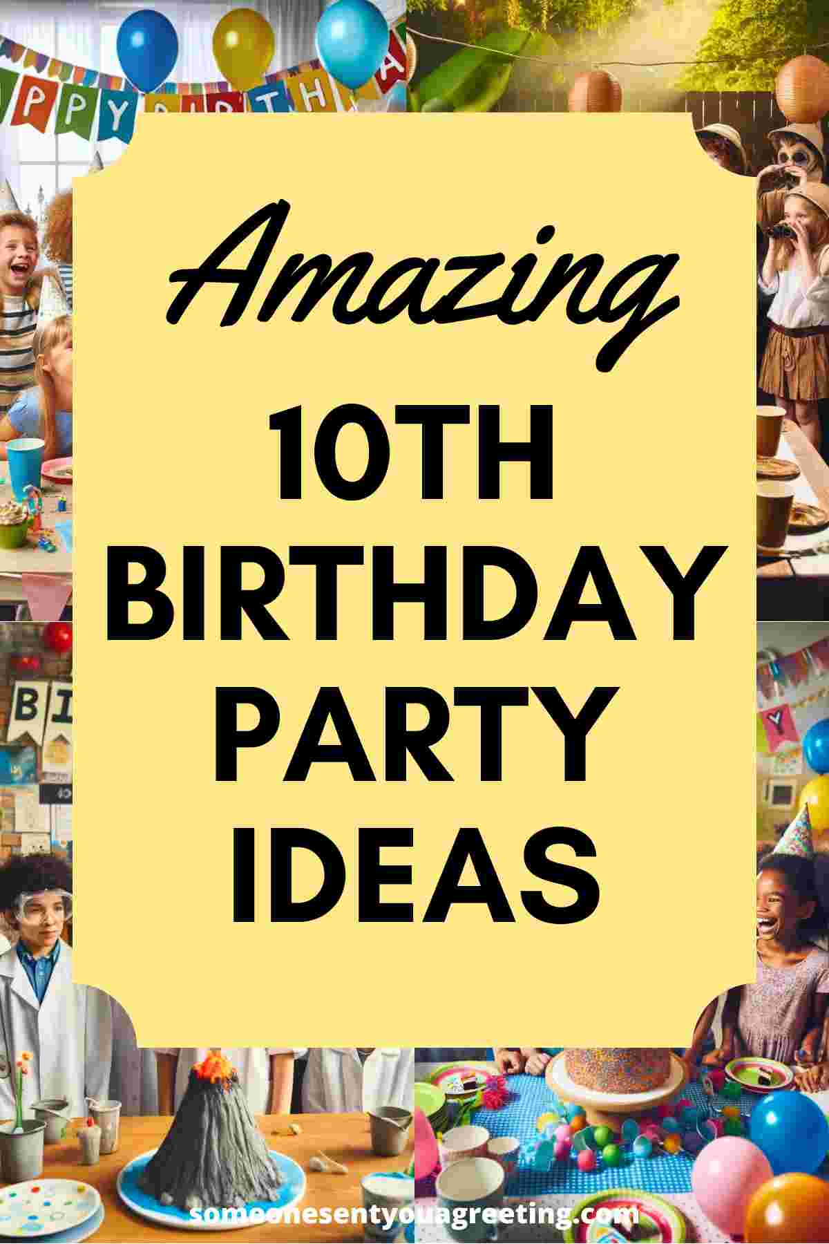 10th birthday party ideas