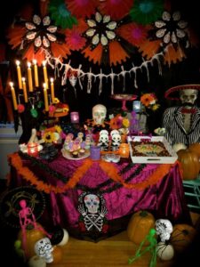 day of the dead Halloween party theme