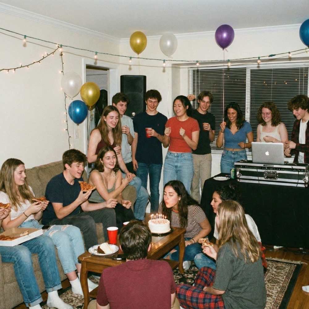 home winter birthday party for teens