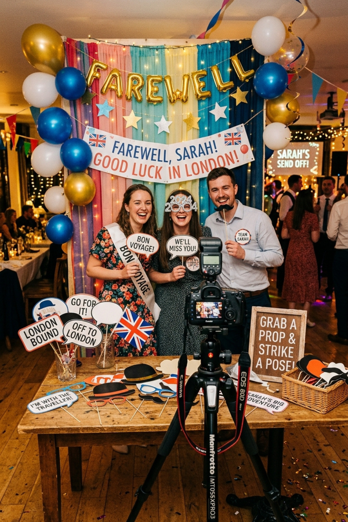farewell party Photo Booth and props