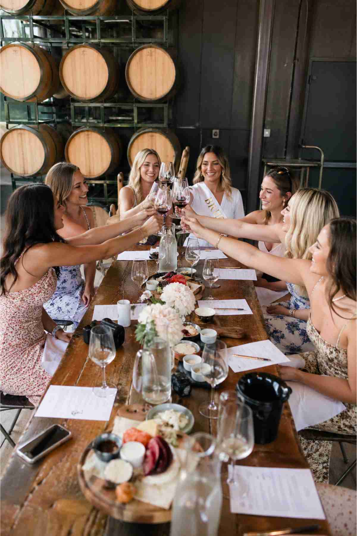 wine tasting bachelorette party
